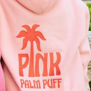 Pink Palm Puff Classic Puff Hoodie in Pink - Size XXS - BNWT